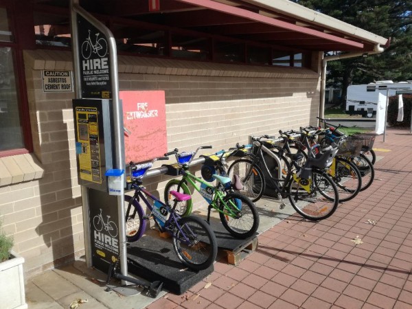 victor harbor beachfront caravan park bike hire 4